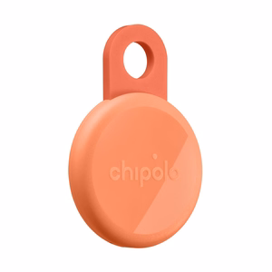 Chipolo LOOP – uzlādējams Bluetooth izsekotājs ar silikona cilpu iOS & Android, Coral