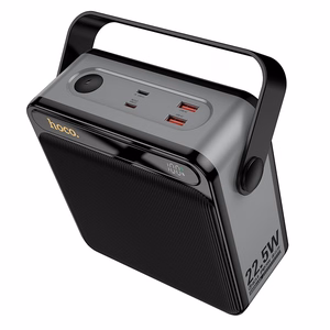 Ārējā baterija Power Bank Hoco J161 22.5W+PD20W 80000mAh melns