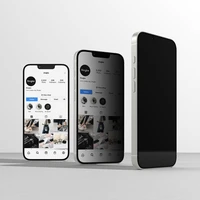 Ringke Easy Slide Privātuma aizsargstikls 2 komplekts iPhone 13 / 13 Pro / 14 / 16e