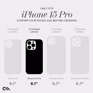 Case-Mate Shimmer MagSafe vāciņš ierīcei iPhone 15 Pro, zaigojošs