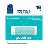 GOODRAM zibatmiņa UME3 16GB USB3.0 (Biomaster aizsardzība)