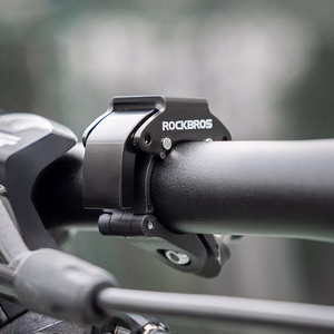 Rockbros 34210006001 C formas velosipēda zvaniņš – melns