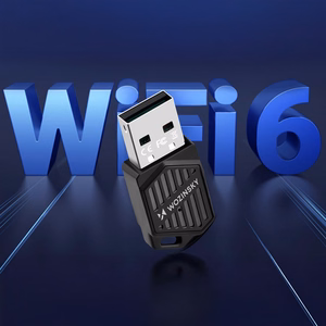 Wozinsky WAX-900 Dual-Band USB Wi-Fi 6 Adapter with Bluetooth 5.4 - Black