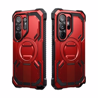 Supcase ArmorBox Mag MagSafe Maciņš for Samsung Galaxy S26 Ultra - sarkans and melns