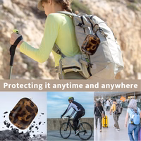 Tech-Protect Lamano apvalks AirPods Pro 1 / 2 - melns un brūns