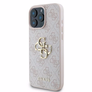 Guess 4G Lielā Logotipa viedtālruņa apvalks iPhone 16 Pro Max - rozā