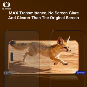 Tempered glass Tel Protect 10X AR 3.0 AntiReflective Titanium forIphone 16 (envelope)