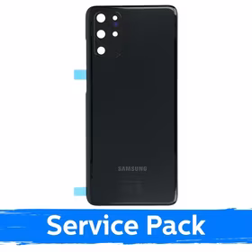 Aizmugurējais vāks saderīgs ar Samsung G985 S20 Plus / Cosmic Black / (Service Pack)