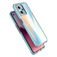 Spring Case viedtālruņa apvalks Realme 9 Pro+ / Realme 9 silikona vāks ar rāmi melns