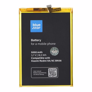 Аккумулятор для Xiaomi Redmi 9A / 9C / POCO M2 Pro (BN56) 5000 mAh Blue Star