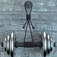 Dudao L9X 30W USB-C - Lightning kabelis 2m - melns