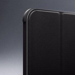 AmazingThing Titan Pro maciņš iPad A16 11" ar 720° rotējamu statīvu un irbuļa turētāju, melns
