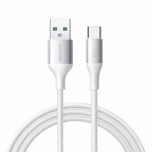 Joyroom S-A28 Flash sērijas 3A USB-A - USB-C kabelis 1m - balts
