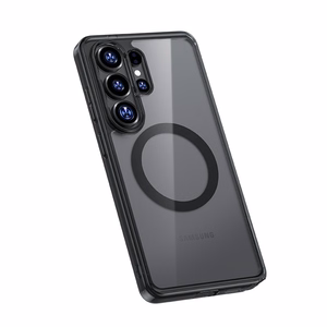 Benks Magnētiskais kristāla TPU rāmja korpuss (0050) priekš Samsung Galaxy S26 Ultra black