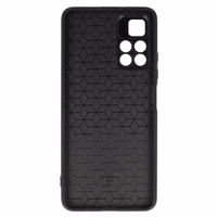 Tel Protect CARBON viedtālruņa apvalks Xiaomi Redmi Note 11 5G/Note 11S 5G/Poco M4 Pro 5G melns ar zilu svītru