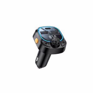 YESIDO BT 5.3 TRANSMITTER Y70 15W LED USB-2xA+C+ MICROSD melns