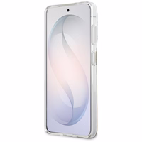 Guess maciņš IML Leopard Print Triangle MagSafe for Samsung Galaxy S26 brūns