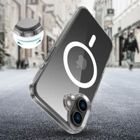 Tech-Protect FlexAir Hybrid Magnētiskais viedtālruņa apvalks iPhone 16 Plus - caurspīdīgs