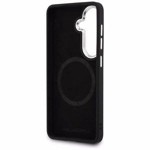 Karl Lagerfeld maciņš Perforated KL MagSafe Samsung Galaxy S26 Plus brūns