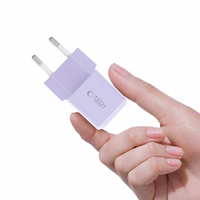 Tech-Protect NCM25 USB-C PD 25W sienas lādētājs - violets