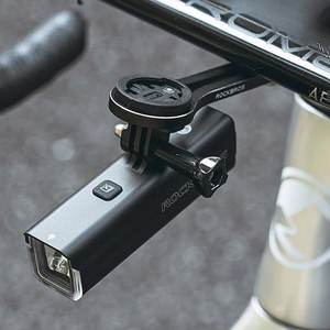 Rockbros RHL1500 priekšējais velosipēda lukturis 5000mAh 1500lm IPX6 - melns