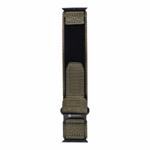 FORCELL F-DESIGN FA05 neilona siksniņa APPLE pulkstenim 42 / 44 / 45 / 49 mm zaļa
