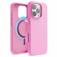 Maciņš "TM MagSafe Silicone" iPhone 16 Pro Max / Peoniju /