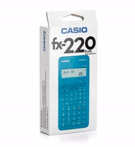 CASIO zinātniskais kalkulators FX-220PLUS-2 zilā krāsā, 12 ciparu displejs