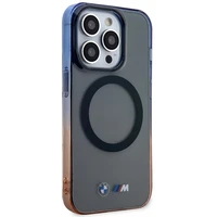 Apvalks BMW BMHMP14LHTGE iPhone 14 Pro 6.1" pelēks/pelēks cietais apvalks Gradients Buferis MagSafe