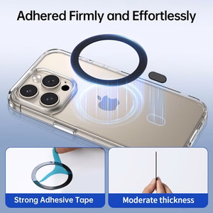 Tech-Protect MagMat MagSafe magnētiskais gredzens universāls - melns