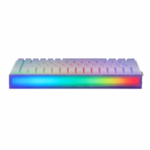 HERO84 HE White+Purple+Gradient+LIGHT JadeKing RGB AULA gasket tastatūra