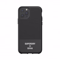 SUPERDRY Formēts maciņš CANVAS IPHONE 11 PRO melns