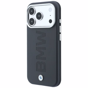 BMW Sign Centered Deboss MagSafe maciņš modelim iPhone 17 Pro / 18 Pro – pelēks