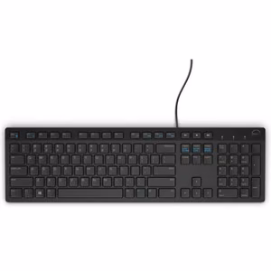 Dell Keyboard KB216 Multimedia Wired NORD Black