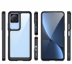 Outer Space Case for Xiaomi Poco F4 5G cover with a flexible frame black