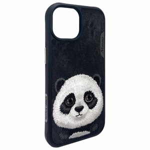 Nimmy Big Eyed Pet 2.0 pandas apvalks iPhone 15 - melns