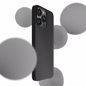 3mk Silikona viedtālruņa apvalks iPhone 16 Pro Max - melns