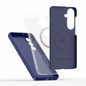 Tech-Protect Silicone MagSafe maciņš priekš Samsung Galaxy S26 - purpursarkans
