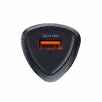 FORCELL F-ENERGY Carbon CC50-1A automašīnas lādētājs USB A QC3.0 3A 18W melns