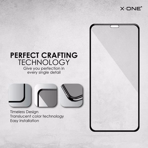 X-ONE Full Cover Extra Strong Matte - for iPhone 13/13 Pro/14/16e / 17e tempered glass 9H