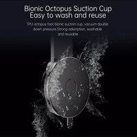 FORCELL F-GRIP MagFlex magnētiskais auto turētājs vējstiklam / paneļim / ventilācijas atverei melns