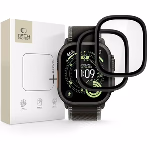 Tech-Protect rūdīts stikls 2 gab. Apple Watch Ultra 49mm melns