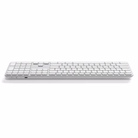 Bezvadu tastatūra QWERTY Satechi Slim EX3 Mac / PC ST-KEX3S-EN sudraba krāsā
