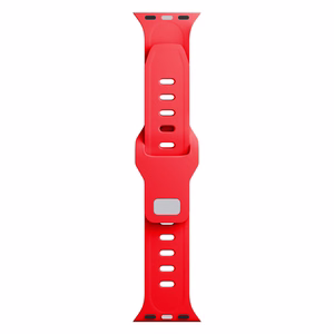 3mk silikona siksniņa Apple Watch, 42/44/45/46/49 mm, sarkans, lielais izmērs
