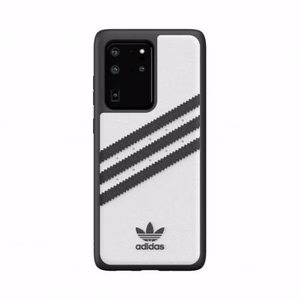 Чехол Adidas OR Moulded PU для Samsung Galaxy S20 Ultra - белый с чёрным