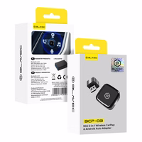Blavec Adapter Carplay Android Auto bezprzewodowy BCP-03 - Bluetooth Wifi USB + adapter Typ C (CPAABCP03-BWUB) czarny
