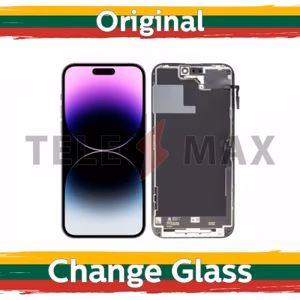 LCD displejs saderīgs ar iPhone 14 Pro Max melns (atjaunots: Telemax)