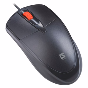 Defender Icon MB-057 optiskā pele 1000 DPI melna klusā klikšķa