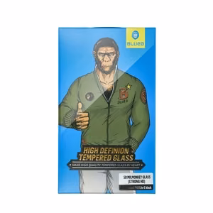 Aizsargstikls 5D Mr. Monkey Glass - Apple iPhone 13 Pro Max melns (Stiprs HD)