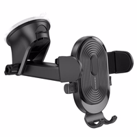 Borofone Auto turētājs BH85 Pieredze ar piesūcekni melns